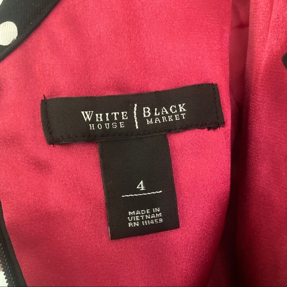 Black-and-white polka dot dress - Picture 5 of 5